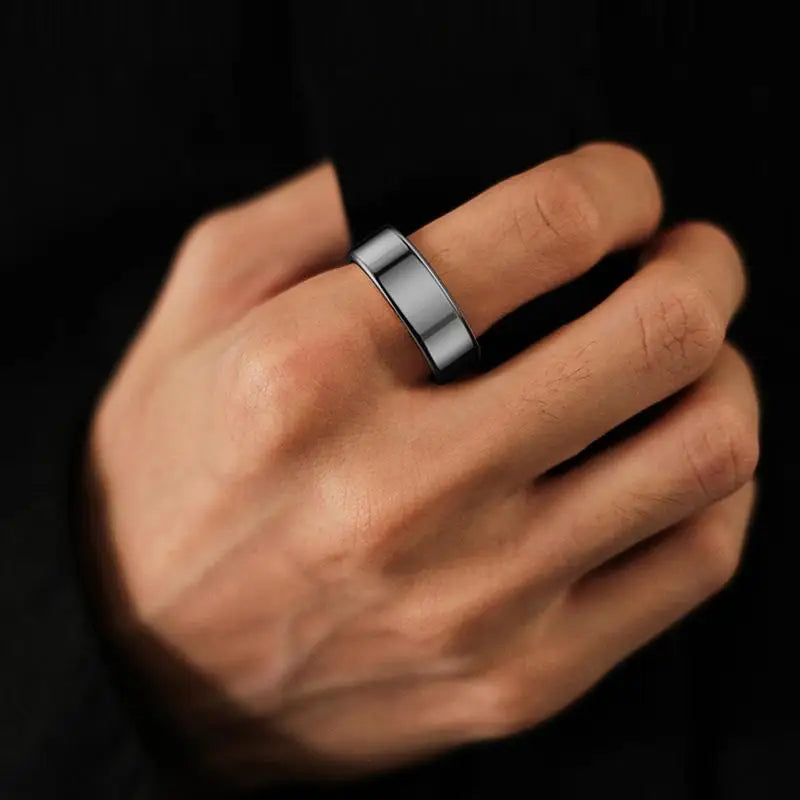2024 Smart Multifunctional Health Tracking Ring with Heart Rate and Blood Oxygen Monitoring, Waterproof Design for Men and Women