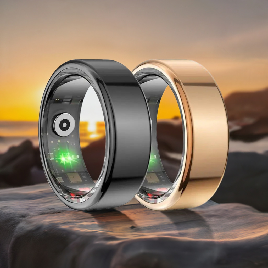 2024 Smart Multifunctional Health Tracking Ring with Heart Rate and Blood Oxygen Monitoring, Waterproof Design for Men and Women